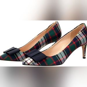 J. Crew Tartan Plaid Collette Pumps sz 12